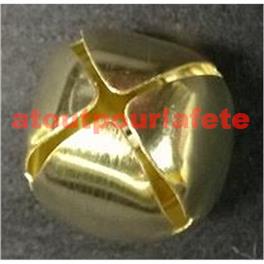 Grelot en métal Ø2.5cms or ou argent