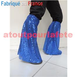 Jambière Disco pattes d'éléphant à paillettes Jambière Disco pattes d'éléphant à paillettes
