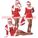 Costume de Mère Noël Velours 1er Prix (F)