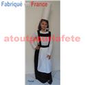 Déguisement Tablier-Robe de Bretonne Enfant avec sa coiffe