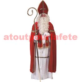 Costume de St Nicolas 5 pièces