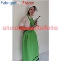 Déguisement Ma Dalton Tablier-Robe Adulte avec coiffe