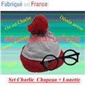 Set Ou est Charlie "Chapeau+Lunette" Dessin Animé, Série,