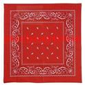 Bandana rouge 55 X 55cm