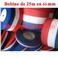 Bobine de 25m de Ruban tricolore 66mm (viscose)