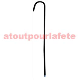 Canne de Charlot en plastique noir 80cm Canne de Charlot en plastique noir 80cm