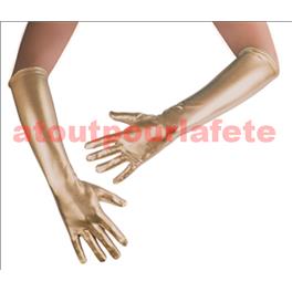 Gants long Or ou Argent (la paire) Gants long Or ou Argent (la paire)