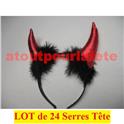 Lot de 24 Corne de Diable (serre Tête)