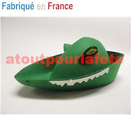 Chapeau - coiffe de Crocodile