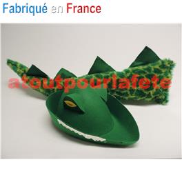 Set de Déguisement Crocodile Queue+ Chapeau