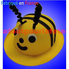 Chapeau - Coiffe Abeille, contes, fables La Fontaine Chapeau - Coiffe Abeille, contes, fables La Fontaine