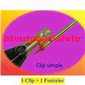 Set Clip simple + 1Fontaine pour bouteille de champagne,Whisky, Etc 