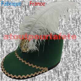 Chapeau de Majorette Luxe (feutre) Chapeau de Majorette Luxe (feutre)