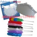 Set Soubrette, Serveuse, Bonne (Chapeau+Tablier+1 Plumeau)