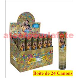 Canon à confettis - 20 cm - papier - multicolore Canon à confettis - 20 cm - papier - multicolore