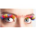 Faux Cils Multicolore, Rainbow, Arc en ciel