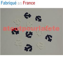 Sachet de 12 motifs Ancre de Marine en feutre Décoration Mer, Bretagne Sachet de 12 motifs Ancre de Marine en feutre Décoration Mer, Bretagne