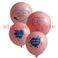 Sac de 10 ballons rose  "Vive les Mariés", Ø 30cm  