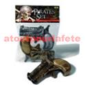 Set de 2 Pistolets de poche (Pirate - Cow Girl - Joueur de poker)