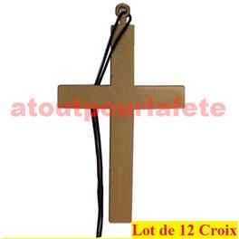 Lot de 12 Croix de Curé, Ecclésiastique, Exorciste 24cms