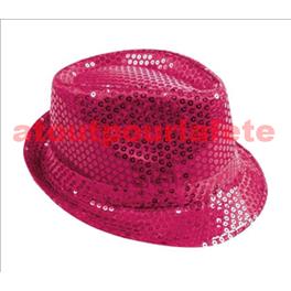 Borsalino Disco Sequin Paillettes Fuchsia