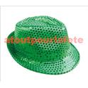 Borsalino Disco Sequins Paillettes Vert