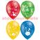 Pochette de 8 Ballons Ø30cm "Cirque" (impréssion tout autour)