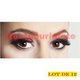 Lot de 12 Faux Cils