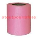 Tulle Rose 8cm pour décoration voiture (rouleau de 20m)