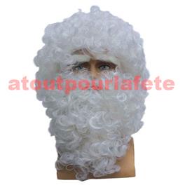 Set Barbe + Perruqe de St Nicolas Luxe (sachet)