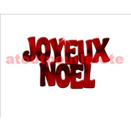 Confettis de table "joyeux Noël" - rouge métallisé - 1,5 x 2,5 cm - sachet 10 gr Confettis de table "joyeux Noël" - rouge métallisé - 1,5 x 2,5 cm - sachet 10 gr