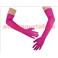 Gants longs - 56 cm - fuchsia - la paire