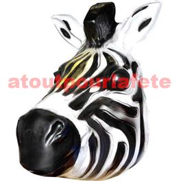 Masque de Zèbre en plastique animal-Animaux (enfant) Masque de Zèbre en plastique animal-Animaux (enfant)