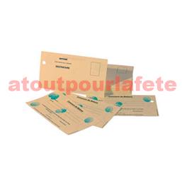 Carte perforée 8 x15cm pour lâcher de Ballons (le cent) Carte perforée 8 x15cm pour lâcher de Ballons (le cent)