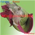 Tricorne Pompadour adulte en paille