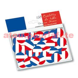 Confettis de Table "Drapeaux France"(blister de 150) Confettis de Table "Drapeaux France"(blister de 150)
