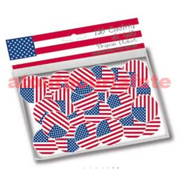Confettis de Table "Drapeaux USA"(blister de 150)