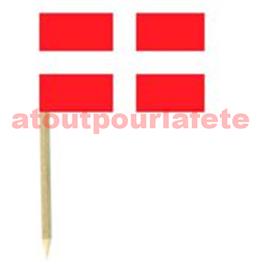 blister de 50 Mini drapeaux Savoie 3 x 5cm