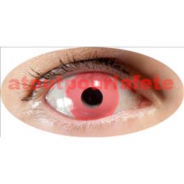 Lentilles de contact fantaisie - Oeil rose- la paire Lentilles de contact fantaisie - Oeil rose- la paire