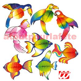 ANIMAL TROPICAL NID D'ABEILLES" Set de 2 ANIMAL TROPICAL NID D'ABEILLES" Set de 2