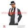 Echarpe en satin blanc, Gangster, Conscrit,