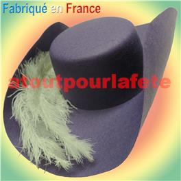 Chapeau Capitaine Crochet adulte (feutre)