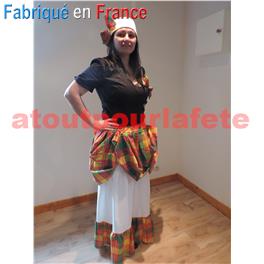 Jupe Antillaise pour deguisement creole Adulte