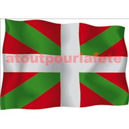 Drapeau, Pavillon Pays Basque, 0,40X0,60cm