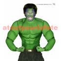 Chemise Hulk, "Muscle Vert"