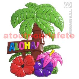 Décoration Panneau "Aloha" 48 X 38cm Décoration Panneau "Aloha" 48 X 38cm