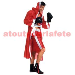 Déguisement de Boxeur, Rocky Balboa, (Peignoir + Ceinture +Short)