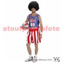 Déguisement de joueur de basket, basketteur,NBA, Allstars, Harlem Globetrotter