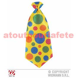 Cravate de clown géante en tissu 50 X 20cm Cravate de clown géante en tissu 50 X 20cm