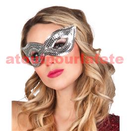 Loup à sequins Masquerade (la pièce)